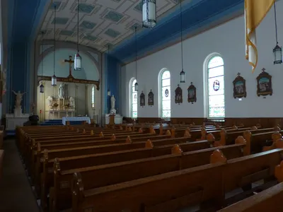 From back left corner.