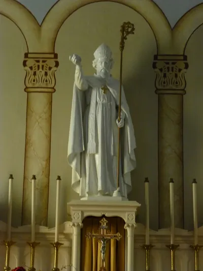 Statue of St. Patrick.
