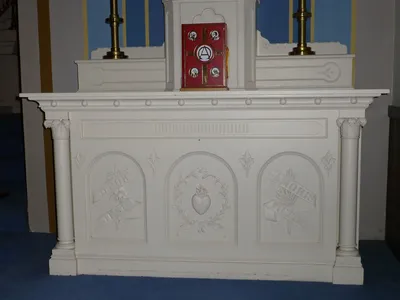 Sacred heart altar.