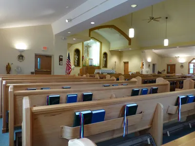 From back left corner.