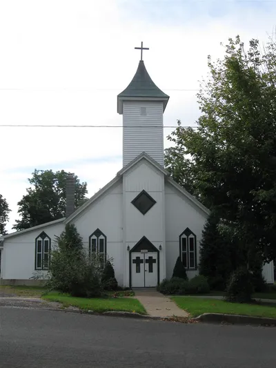 Front of the church.
