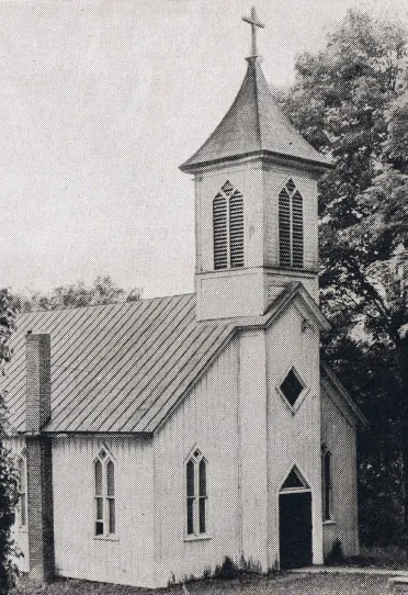 Exterior of church, 1939. Source: Catholic Courier Golden Jubilee Edition: 1889-1939