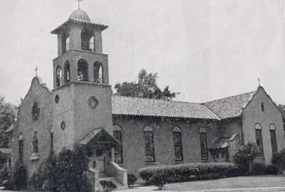 Exterior of church, 1939. Source: Catholic Courier Golden Jubilee Edition: 1889-1939