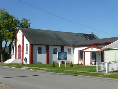 Parish hall, appears to be used as a church now by a Protestant community.
