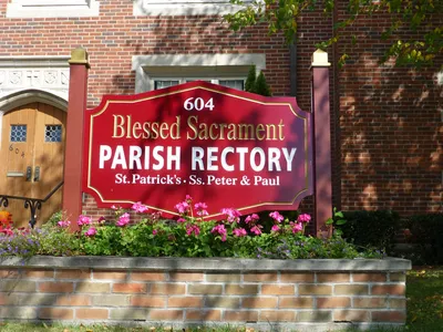 Rectory sign.