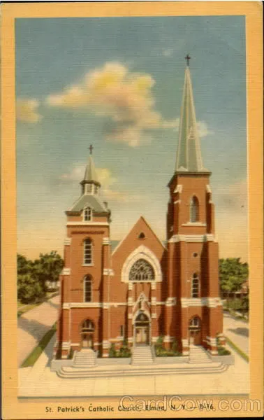 Old postcard of the church.