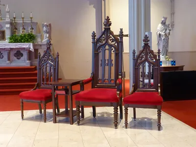 Celebrant's chair.