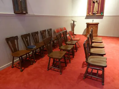 Choir seating.