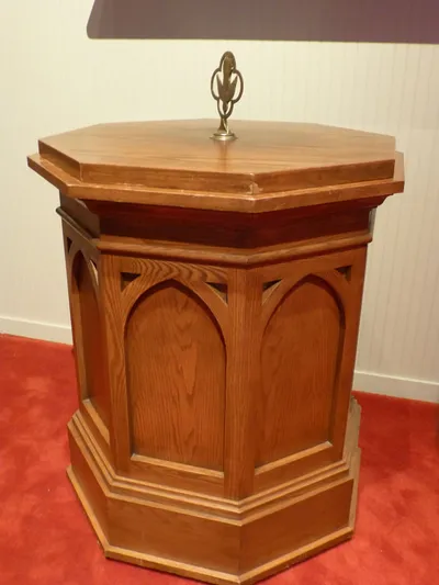 Baptismal font.