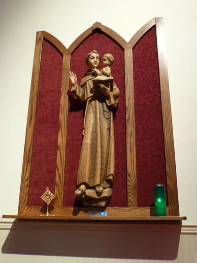 St. Anthony statue.