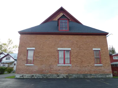 Back of the church.