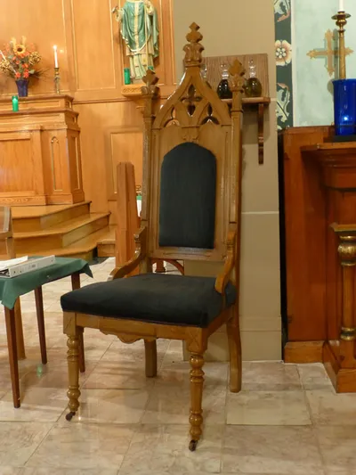 Celebrant's chair.