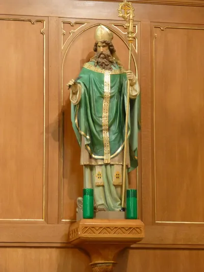 Statue of St. Patrick.