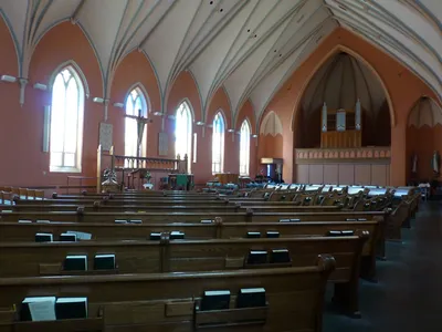 From back left corner.