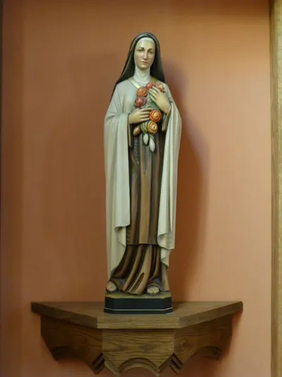 Statue of St. Theresa.