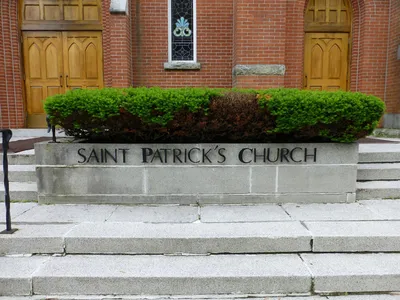 Church sign.