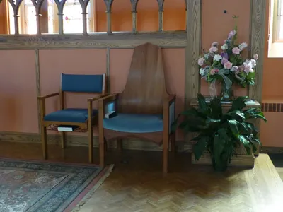 Celebrant's chair.