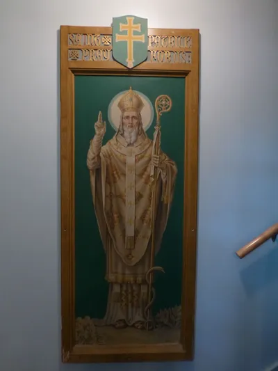 Painting of St. Patrick.
