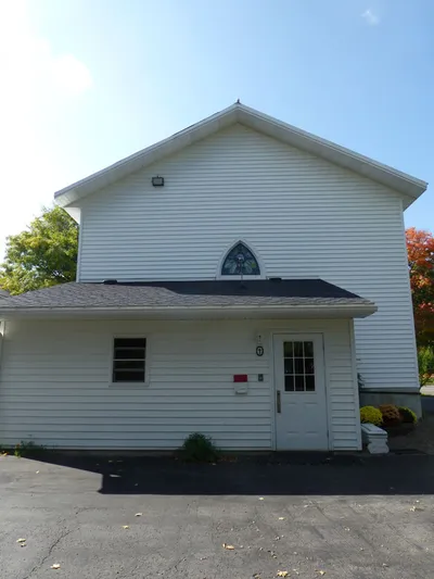 Back of the church.