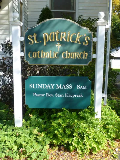 Church sign.