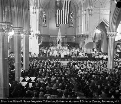 Interior, 1920. Source: Albert R. Stone Negative Collection