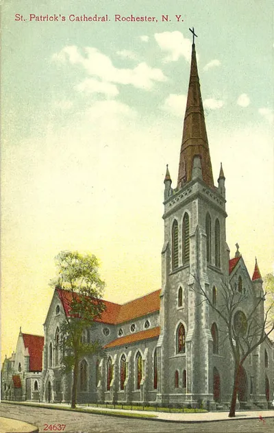 Postcard with illustration of the Cathedral.