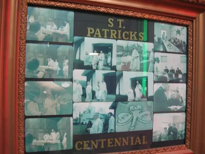 Historic photos of the parish.