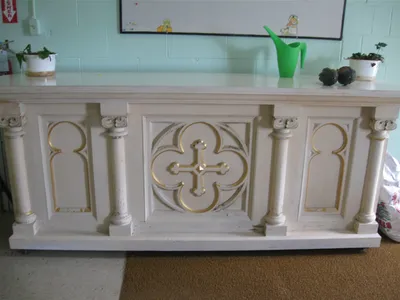 Altar from former church.