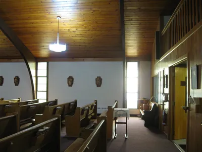 Back right corner.
