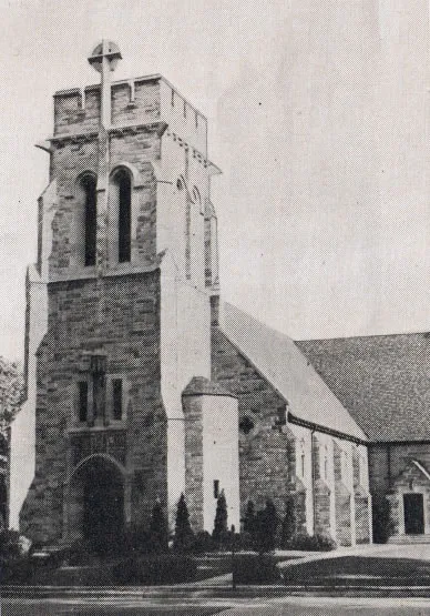 Exterior of church, 1939. Source: Catholic Courier Golden Jubilee Edition: 1889-1939