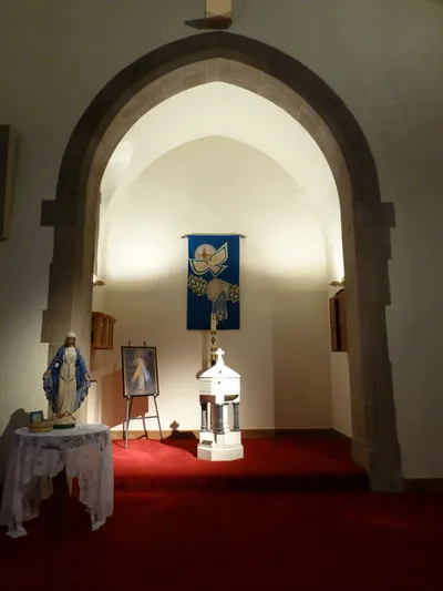 Left shrine.