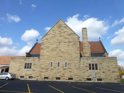 Back of the church.