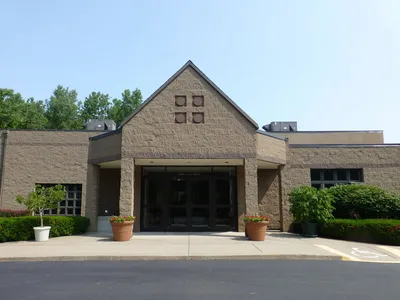 Front of the church.