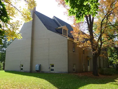 Back of the church.