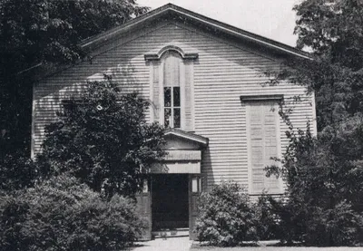 Exterior of former church, 1939. Source: Catholic Courier Golden Jubilee Edition: 1889-1939