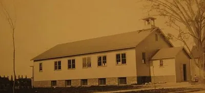 Exterior of second church? Source: St. Philip Neri Fire: Rescuing the Blessed Sacrament