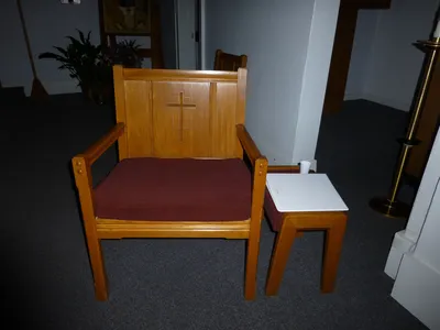 Celebrant's chair.