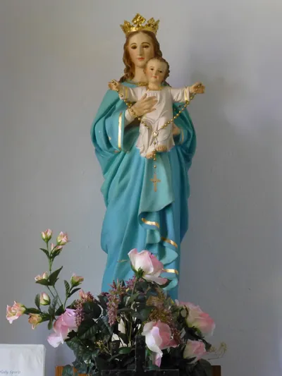 Our Lady of Victory statue.
