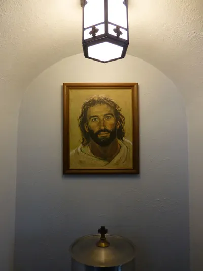 Painting of Christ.