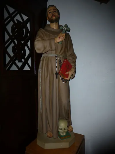 St. Francis statue.