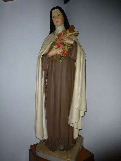 St. Theresa statue.