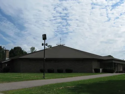 Church seen from the west.