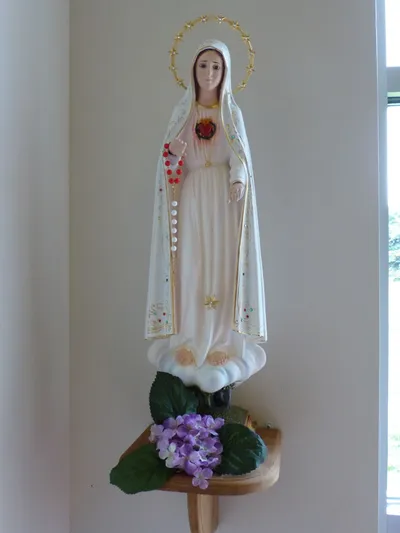 Our Lady of Fatima statue.