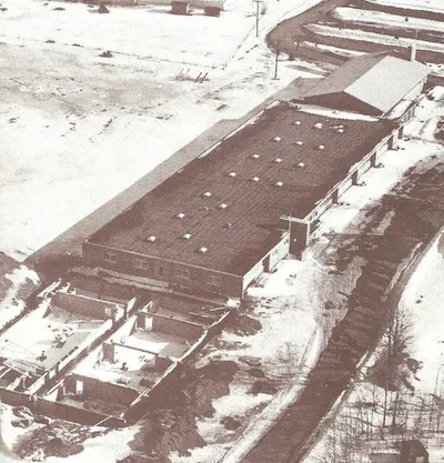 Additional construction behind the school, early 1960s. Source: The Story of Ten Years - St. Pius X Church 1954-1964
