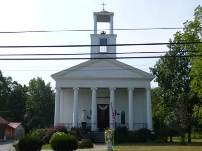 Exterior of the former church, now a private residence.