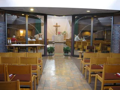 Adoration chapel.