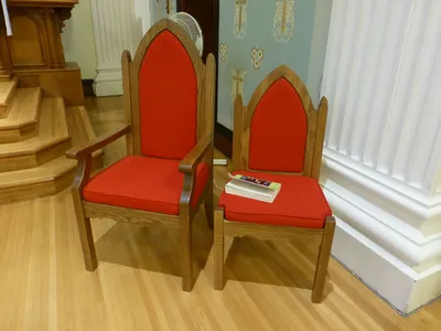 Celebrant's chair.