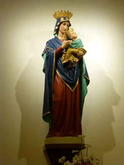 Our Lady of Victory statue.