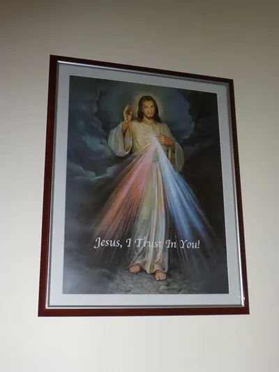 Divine Mercy image.