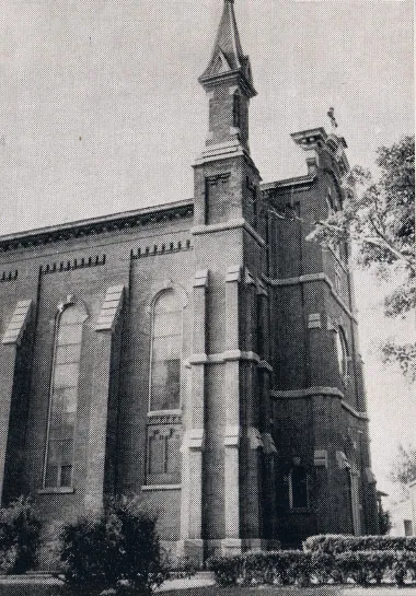 Exterior of church, 1939. Source: Catholic Courier Golden Jubilee Edition: 1889-1939